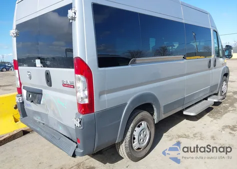 2017 Ram Promaster 2500 Window Van High Roof 159 Wb z USA, uszkodzony, nr VIN 3C6TRVPG6HE542216